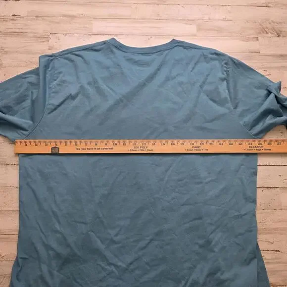 Huk Mens XXL Blue Long Sleeve Fishing T-Shirt Cotton Blend - Picture 6 of 6